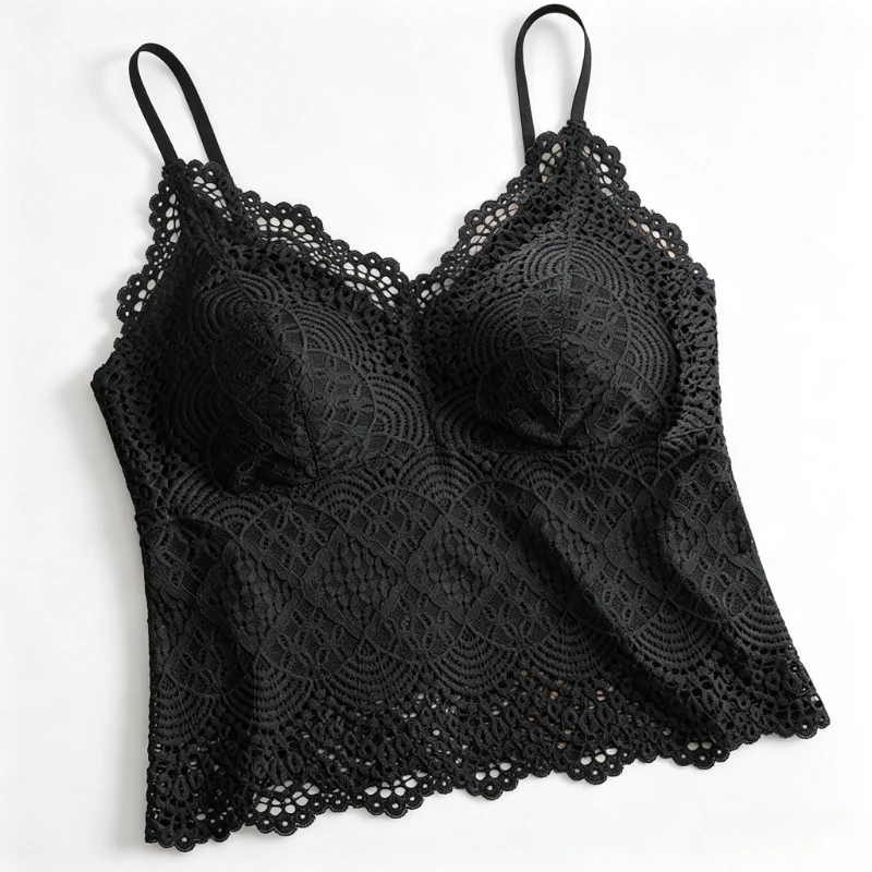 Cami Top Lace - YANFENPRO Beauty Back French Lace Cami