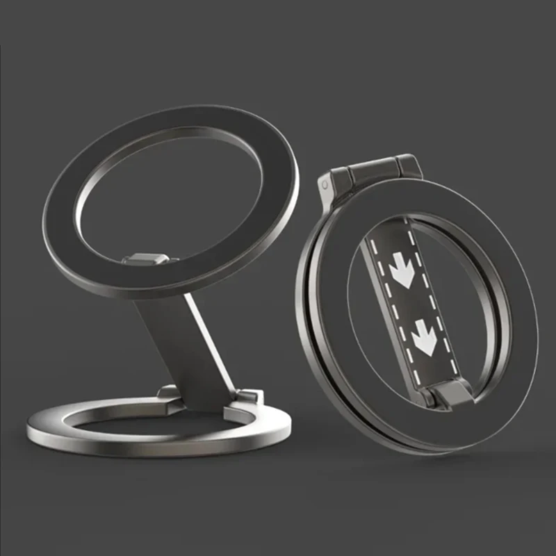 Support de bague magnétique pour téléphone Portable, aimant Portable pliable en métal Double face, Super aimant pour iPhone16 Samsung