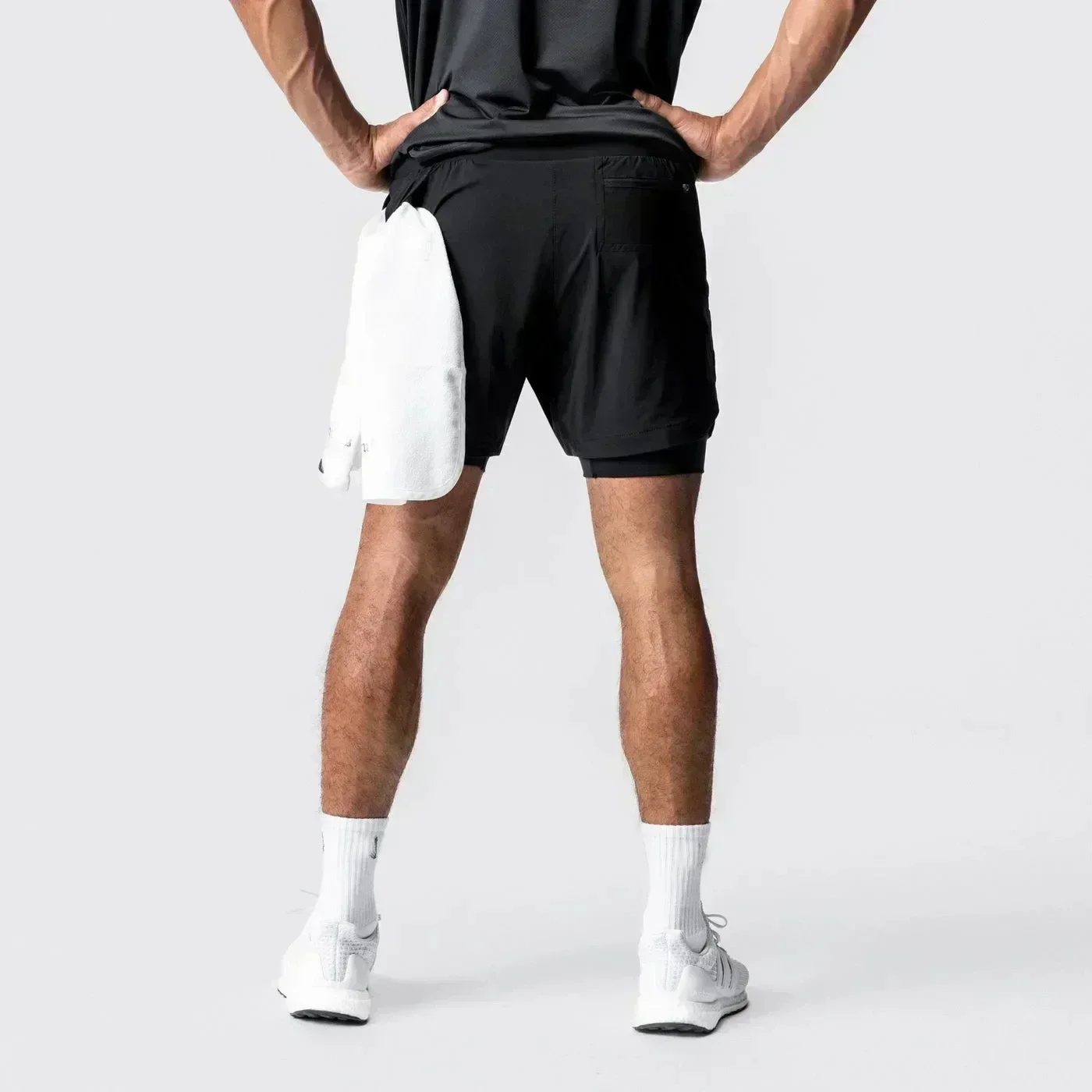 Solo Leveling 2026 New Hot Anime Red Cotton Shorts Men Women Orange Character Blue Glow Scouting Legion Text Black Lining 2025