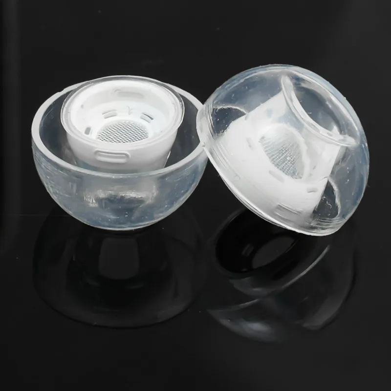 4-1Pairs for AirPods Pro New Transparent Replacement Earplugs Pressure Relief Version Anti-slip Ear Plugs Silicone Ear Tips Case - Image 4
