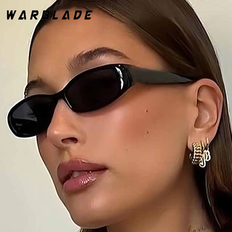 

Vintage Narrow Small Frame Oval Outdoor Drive Women's Sunglasses Brand Design Personality Punk Men Sunglass Sports Eyewear UV400