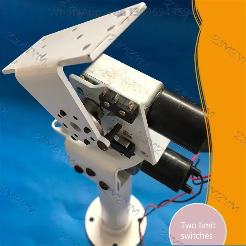 DC Dual-axis Gimbal Solar Tracking and Monitoring Large Load and High Torque All Metal X-axis Y-axis 5v-12v-24v