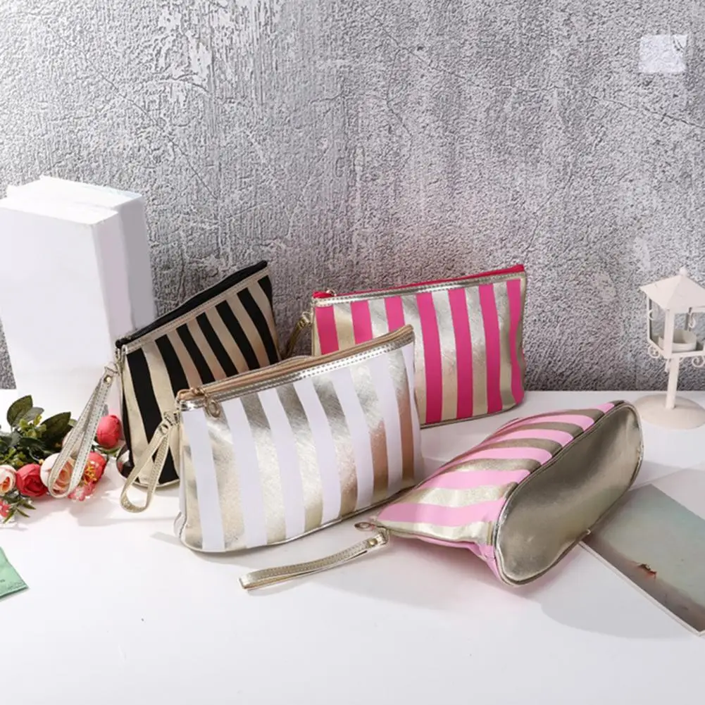 Practical Cosmetic Bag  Bright Color Multipurpose Toiletry Bag  Space-saving Large Capacity Makeup Organizer