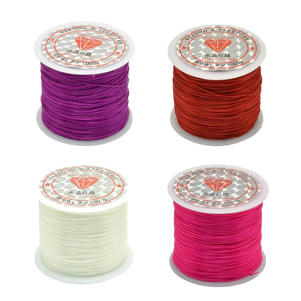 Beading Cord Elastic Jewelry Thread Stretch Wire for Bracelets Necklace Rope for Jewelry Making and Craft