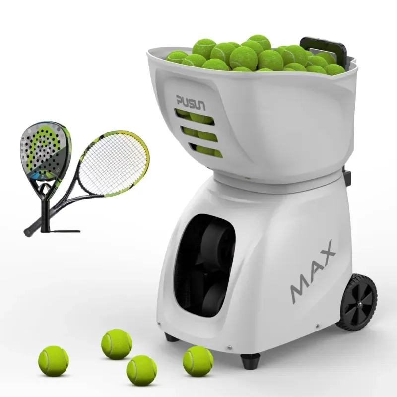2026 Tennis Ball Machine for Professional Training for PUSUN PT-MAX C with Adjustable Speed Spin and Interval Control for