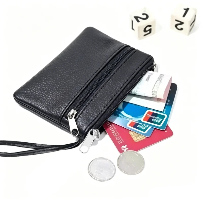 Women Men Coin Purse Men Small Bag Wallet Change Purses Zipper Money Bags Children Mini Wallets Leather Key Holder Carteira image 4