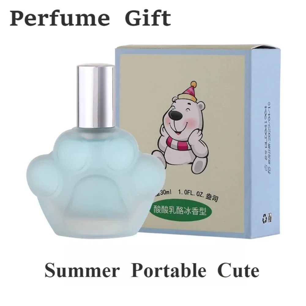 

Парфюм с ароматом кошачьей лапки: стойкий, легкий аромат, очаровательный дизайн — запахи яблока, клубники и шоколада, 30 мл, дорожный формат