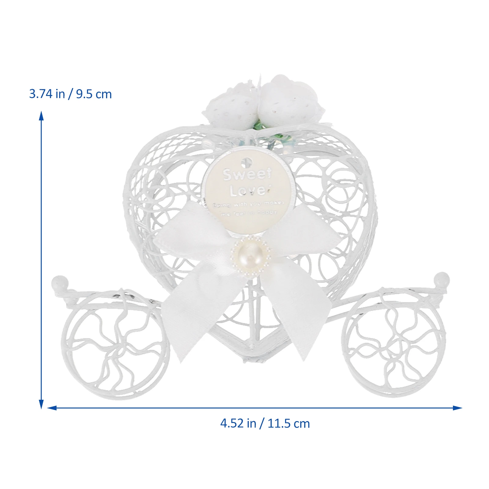 

2 Pcs Bridesmaid Candy Box Wedding Decor Small Boxes Party Favors Biscuit Bridal Shower White Cloth