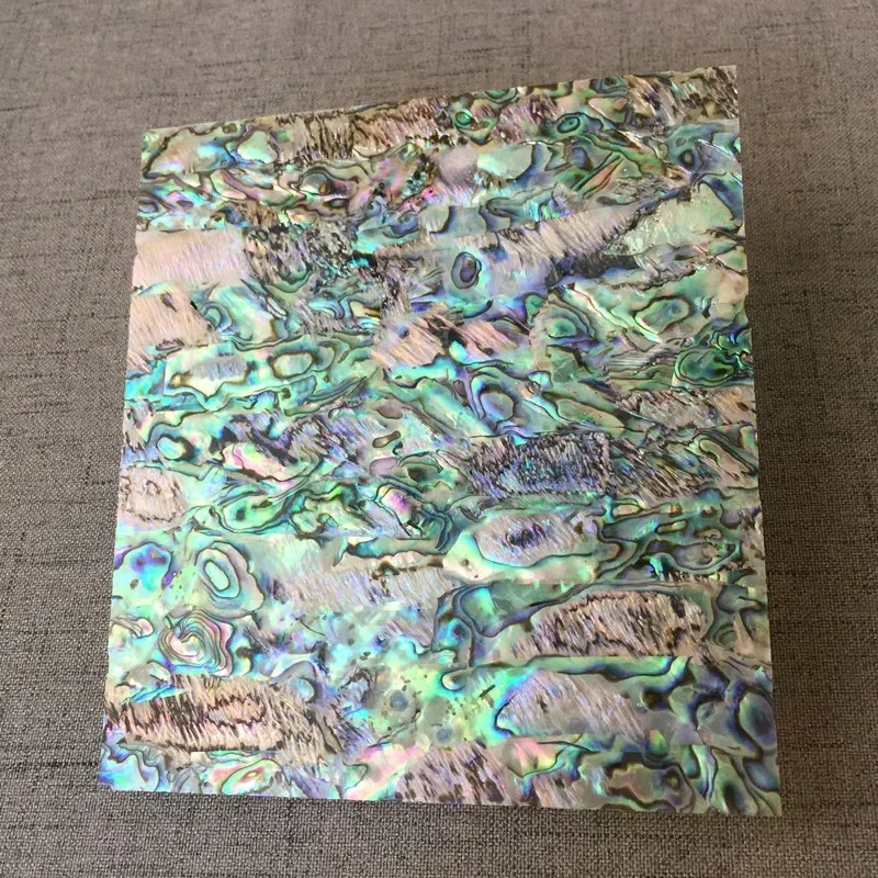 Natural Abalone Shell Mother of Pearl laminate Sheet DIY Home Decoration Materials And Crafts Carved Inlay Size 14cm/12cm