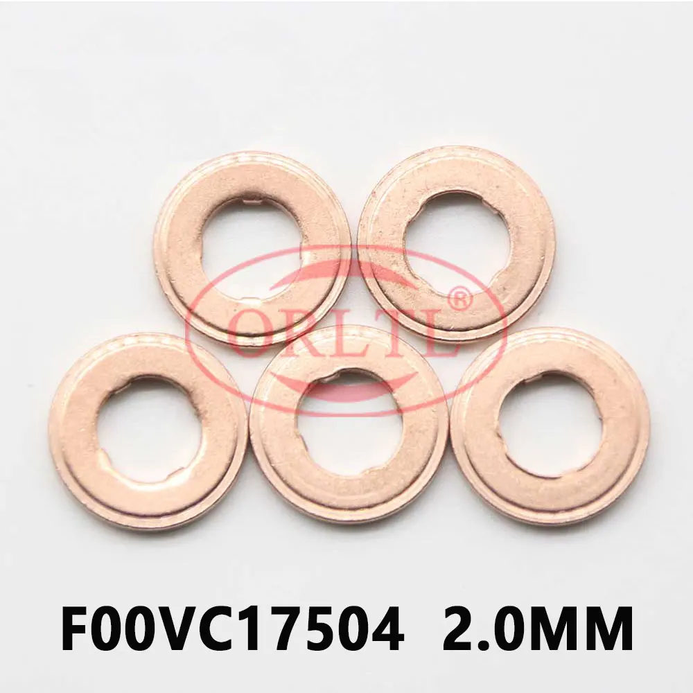 5PCS F00VC17504 Injector Copper Rings Washer Shims Size 7.1*15*2.0(mm) Thickness 2mm Injection Heat Shield FOOVC17504