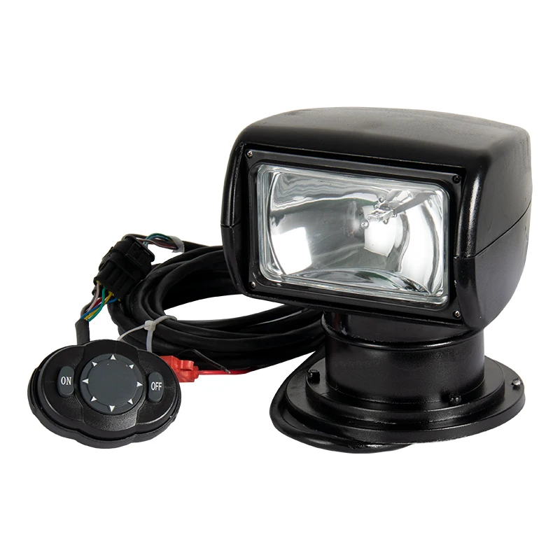 360 Degree Remote Control Search Marine Searchlight 100W 24v Spot Headlight Searching Light for Yacht TRUCK Fishing Boats