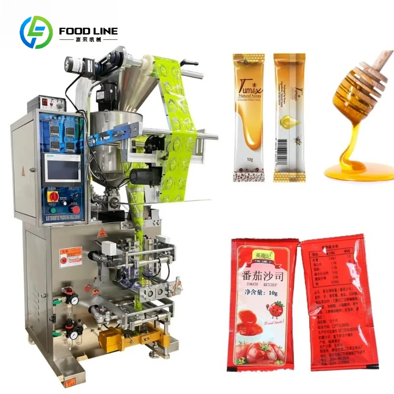 Automatic 5g 20g Bee Honey Packing Machine Sachet Sauce Stick Liquid Packaging Machine Customized