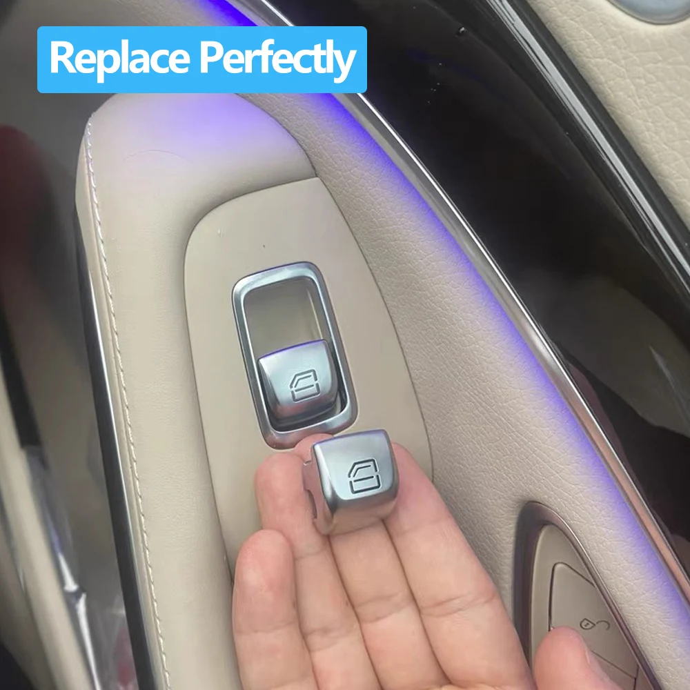 Car Passenger Door Window Switch Repair Button Cover Control Switch Key Cap For Mercedes Benz W205 W253 W213 W293 W222