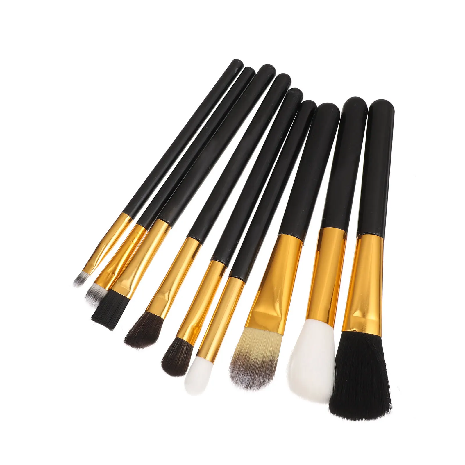 

Makeup Brush Holder Case PU Organizer Button Closure Portable Brush Pouch Travel Makeup Organizer