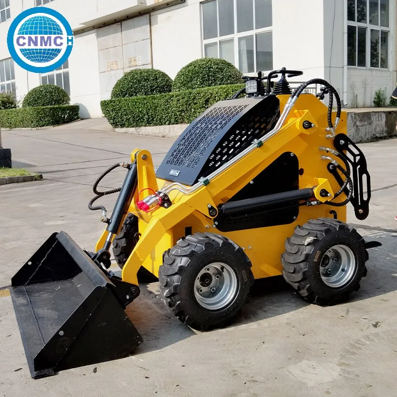 

CNM-S360 Mini Skid Steer Loader Stand-on machinery Small Skid Steer Loader with Wheels CE EPA Euro 5 Engine Farm Garden Use