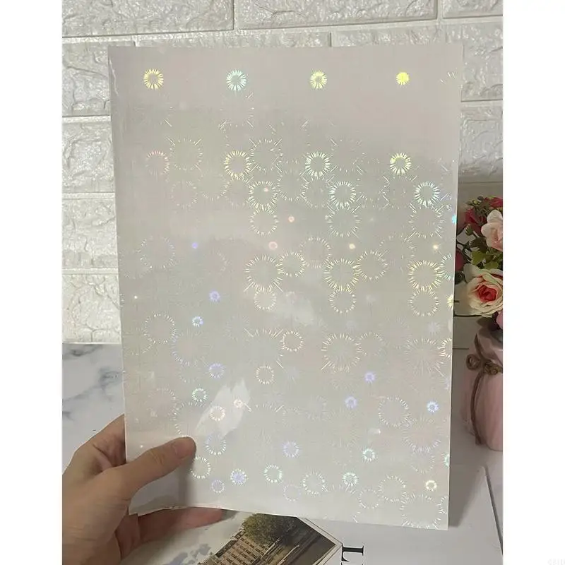 Self-Adhesive Laminate Butterfly Dots Holographical Cold Laminated Film Glitter Adhesive Epoxy Film