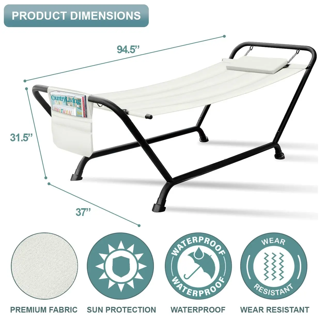Thumbnail 3 - #4 Trending Hammock with Stands Right Now