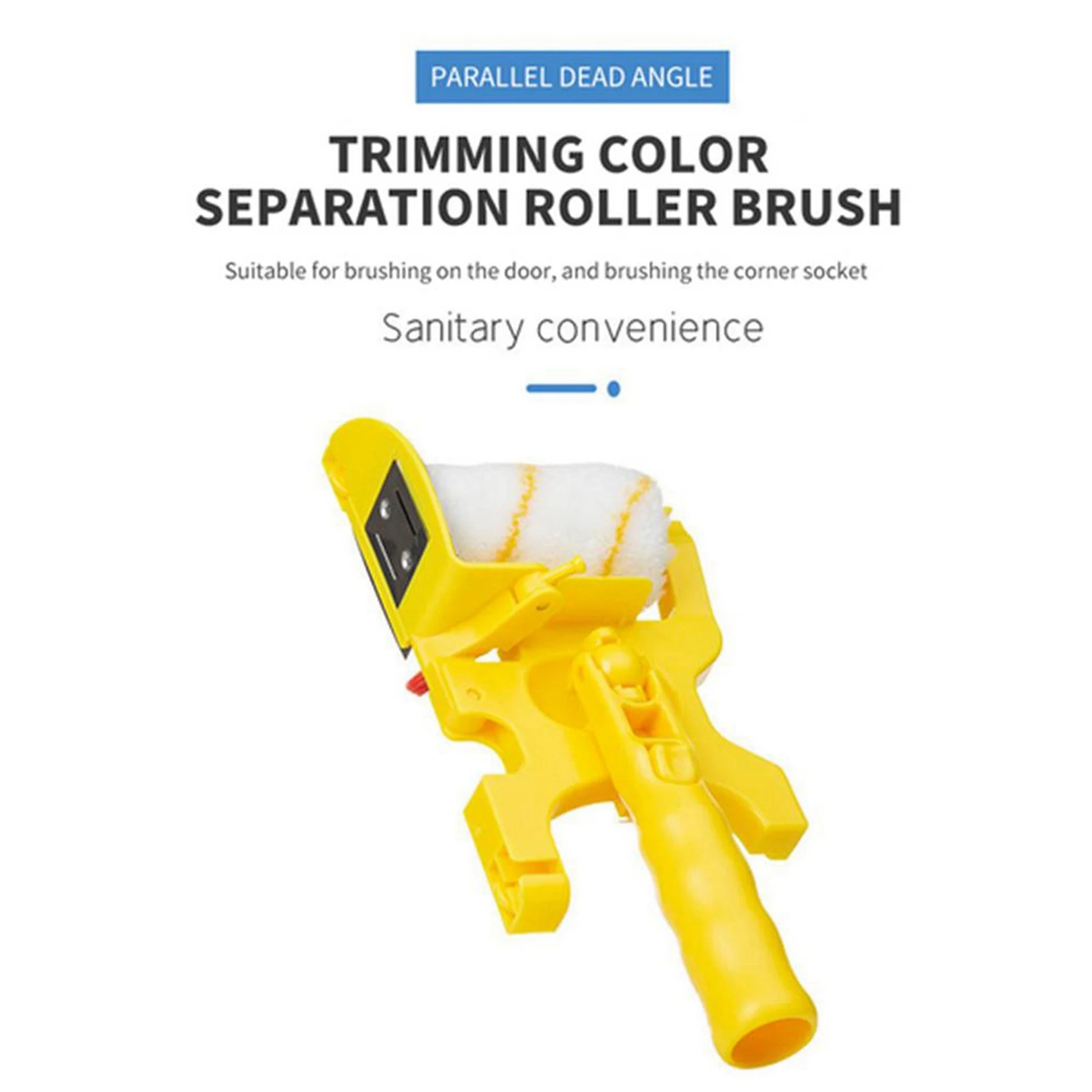 AB35-2X Clean Cut Paint Edger Roller Brush Wall Ceiling Door Painting Roller Brush Painting Edging Tools