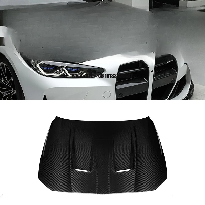 

Карбоновый капот (сухой карбон) для BMW M3 M4 2021+ (G80 G81 G82 G83) из препрег-карбона