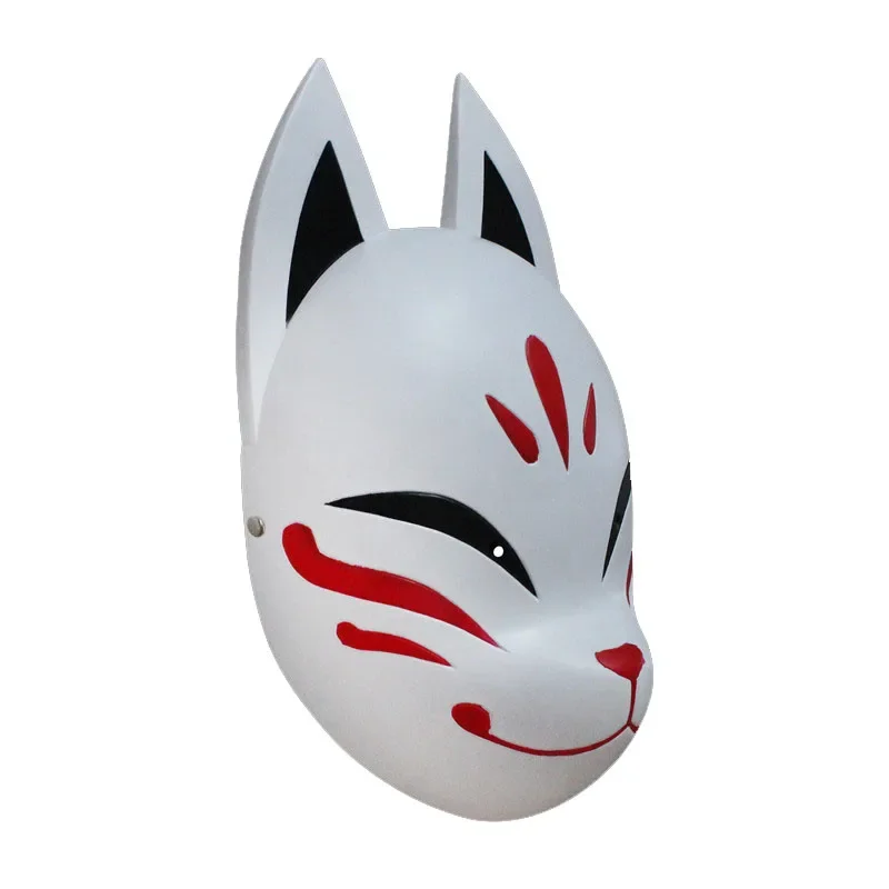 Genshin impacto hanachirusato cosplay máscara de raposa kazari hanachiru sato máscara miko halloween carnaval japonês adereços faciais