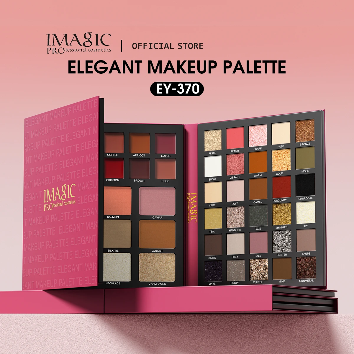 

IMAGIC 79-Color 5-in-1 Eyeshadow Palette Non-Flying Long-Lasting Waterproof EY-370