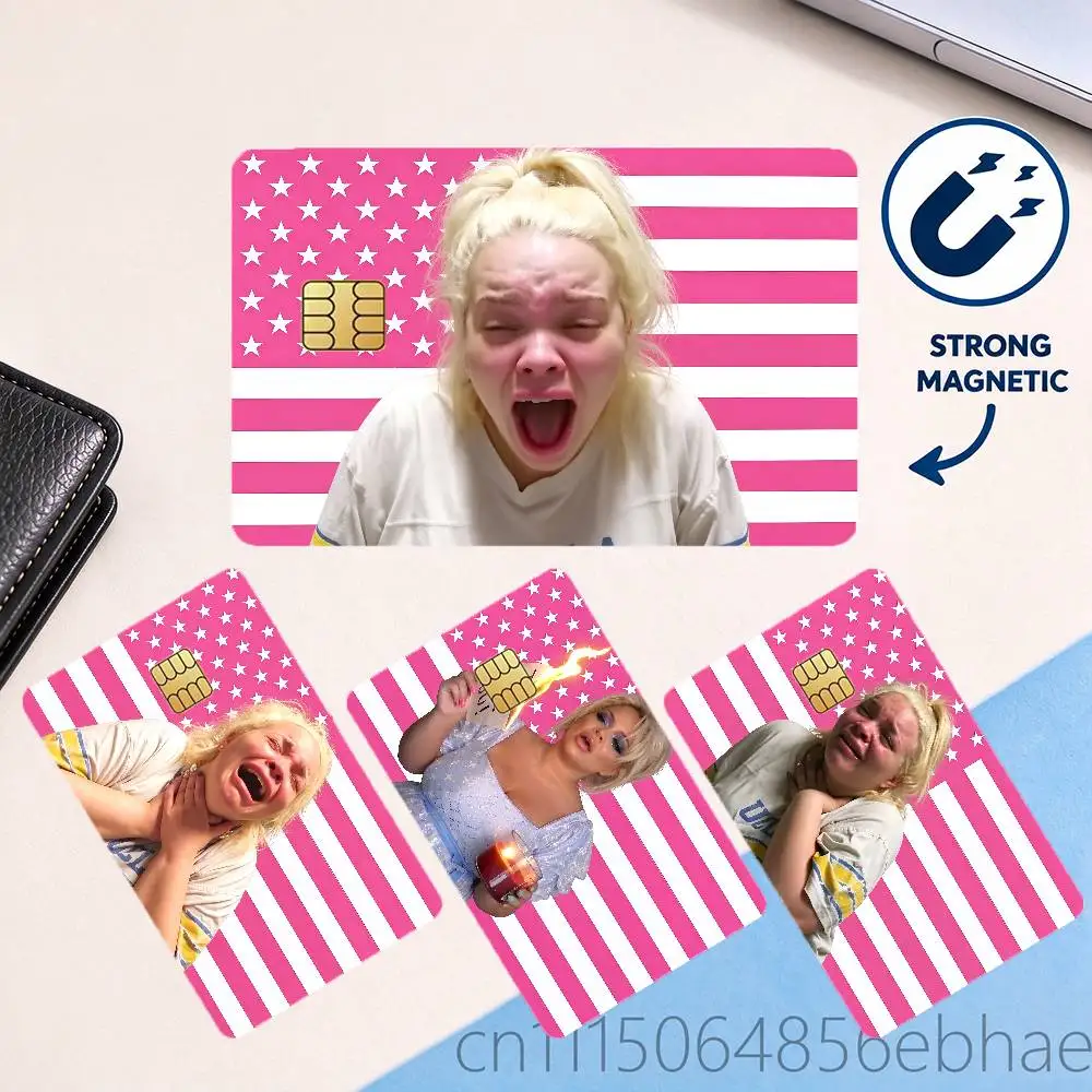 FOR Trisha Paytas Meme Fashion Waterproof Anti-Scratch Card Skin Stickers Stylish Decor Covers for Credit Debit Cards