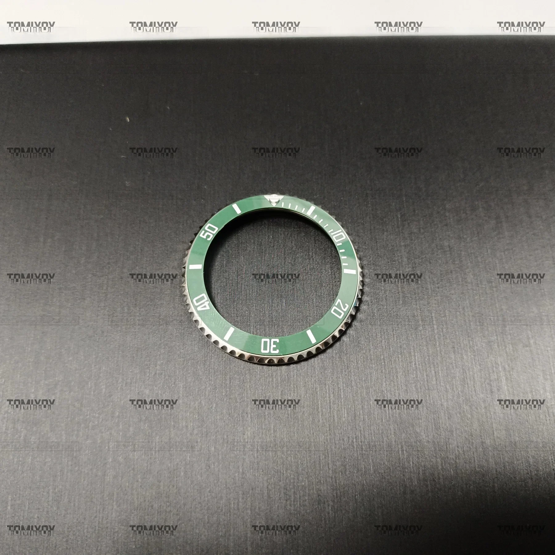 Watch Accessories 38MM 40MM Blue Luminous Steel Bezel With Black Green Ceramic Insert Fit For RLX 40mm Case SUB 116610