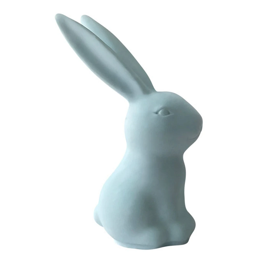 Long eared rabbit aromatherapy candle mold DIY rabbit dropper Silicone Mold Scented Making Tools 3D DIY Handmade Fragrance