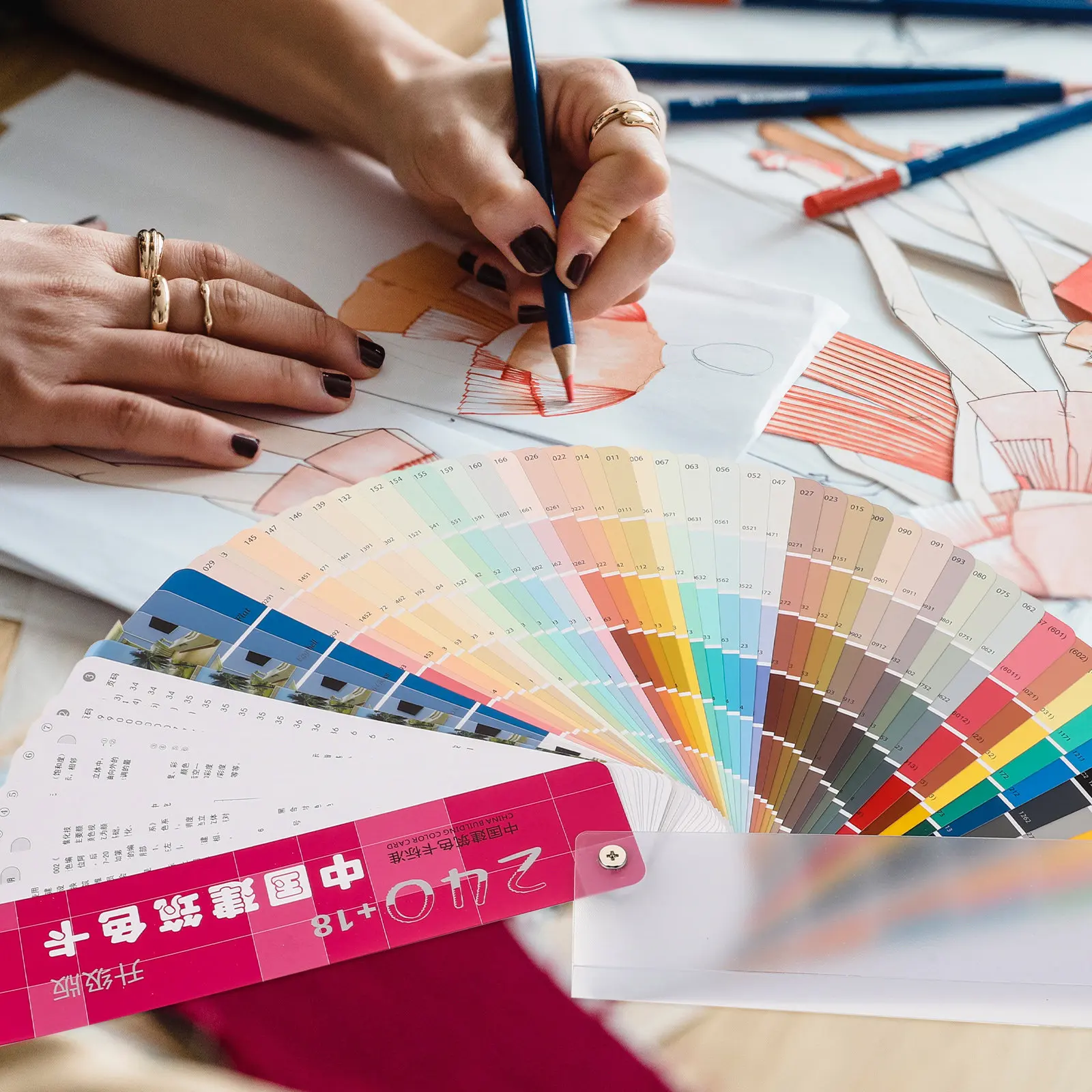 Data Assorted Pallet Professional Color Comparing Cards Palette for Drawing Architecture Paint