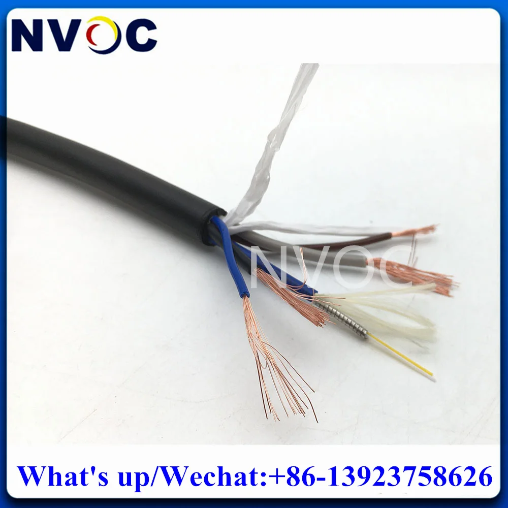 

2Cores 2C SM G657A1 Armored Fiber Optical Cables with 2*1.5mm Square Electricity Copper Wire Power Hybrid Photoelectric Cable