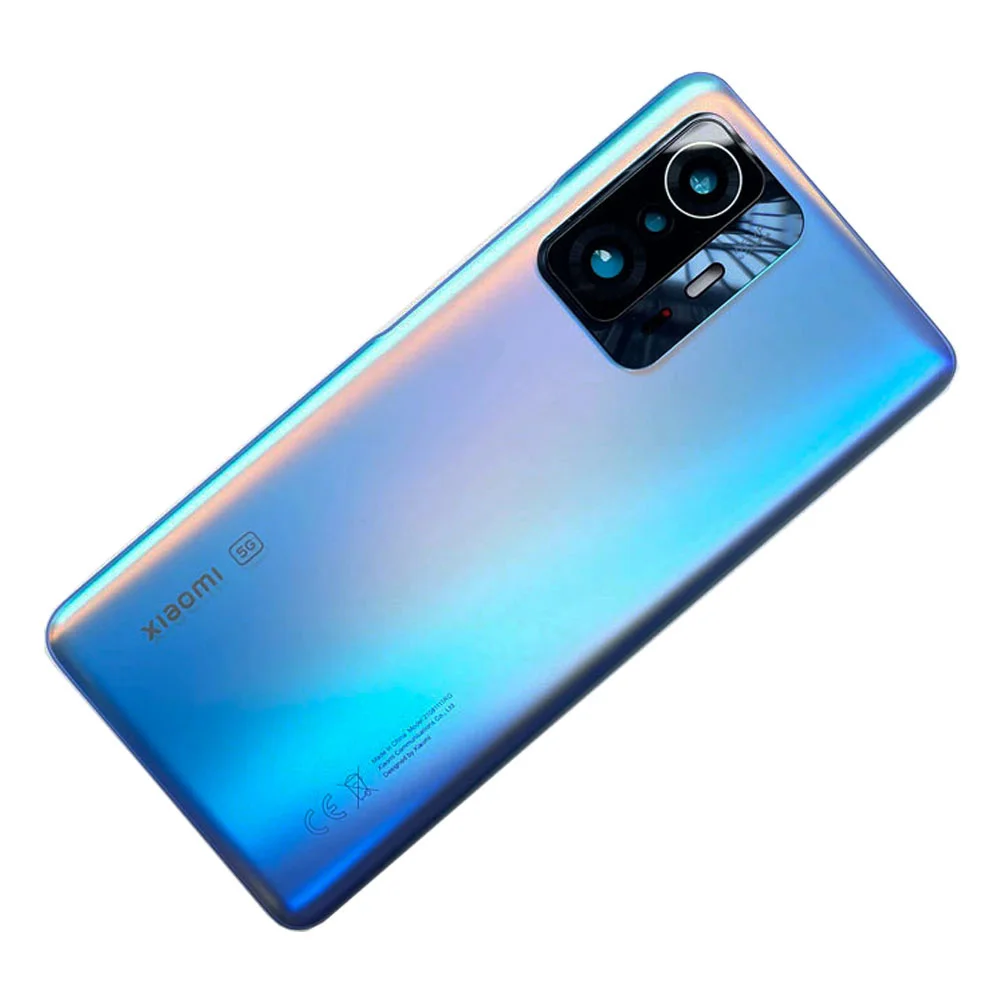 Original Zurück Glas Abdeckung Für Xiaomi 11T Pro 5G Zurück Tür Ersatz Batterie Fall, hinten Gehäuse Abdeckung Mi11T Mit Kamera Objektiv