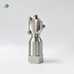 Container Rotating Washing Nozzle Stainless Steel 360 Degree Rotary Spray Ball Sanitary Female CIP Tank Cleaning Head 1/2