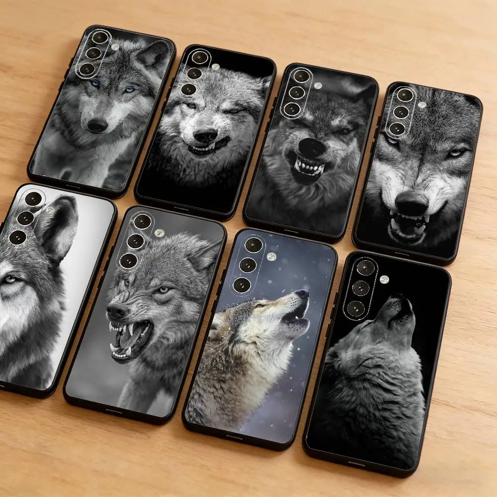

Angry Fierce Wolf Phone Case for Samsung Galaxy A20 A22 A31 A32 A52 A53 A72 TPU Cover