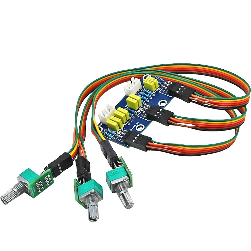 SOTAMIA DIY Passive Finished Tone Board Two Channel High and Low Tone Adjustment Pre-board HIFI Audio Amplifier Pre-module