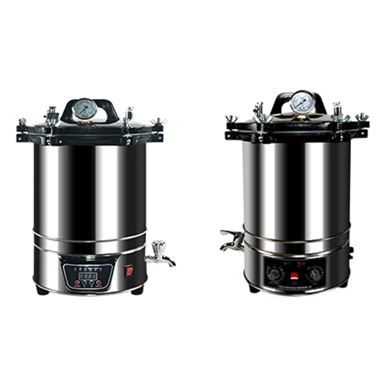 18L/24L/25L Automatic High Temperature Pressure Steam Sterilizer Pots LCD Portable Pot Sterilization Autoclave