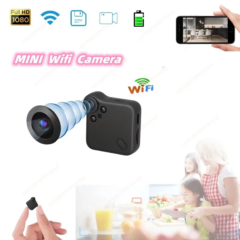 

1080P HD Mini Wifi Camera Invisible Espia Cam Magnetic Smart Home IP Webcam Remote View Outdoor Sport DV DVR Small Camcorders