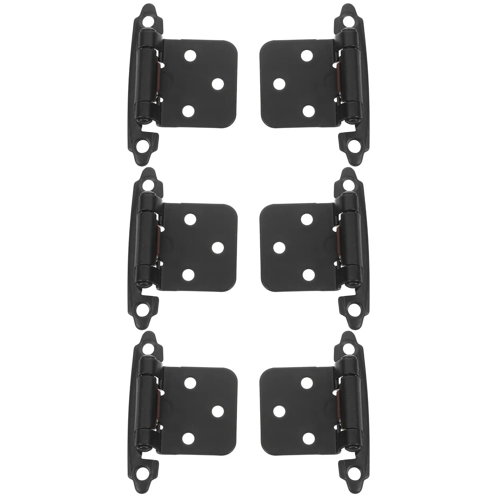 Cerniere a molla sovrapposte da 6 pezzi da 1 2 pollici Esperienza di chiusura liscia e silenziosa Cerniere a chiusura automatica per mobili da cucina moderni