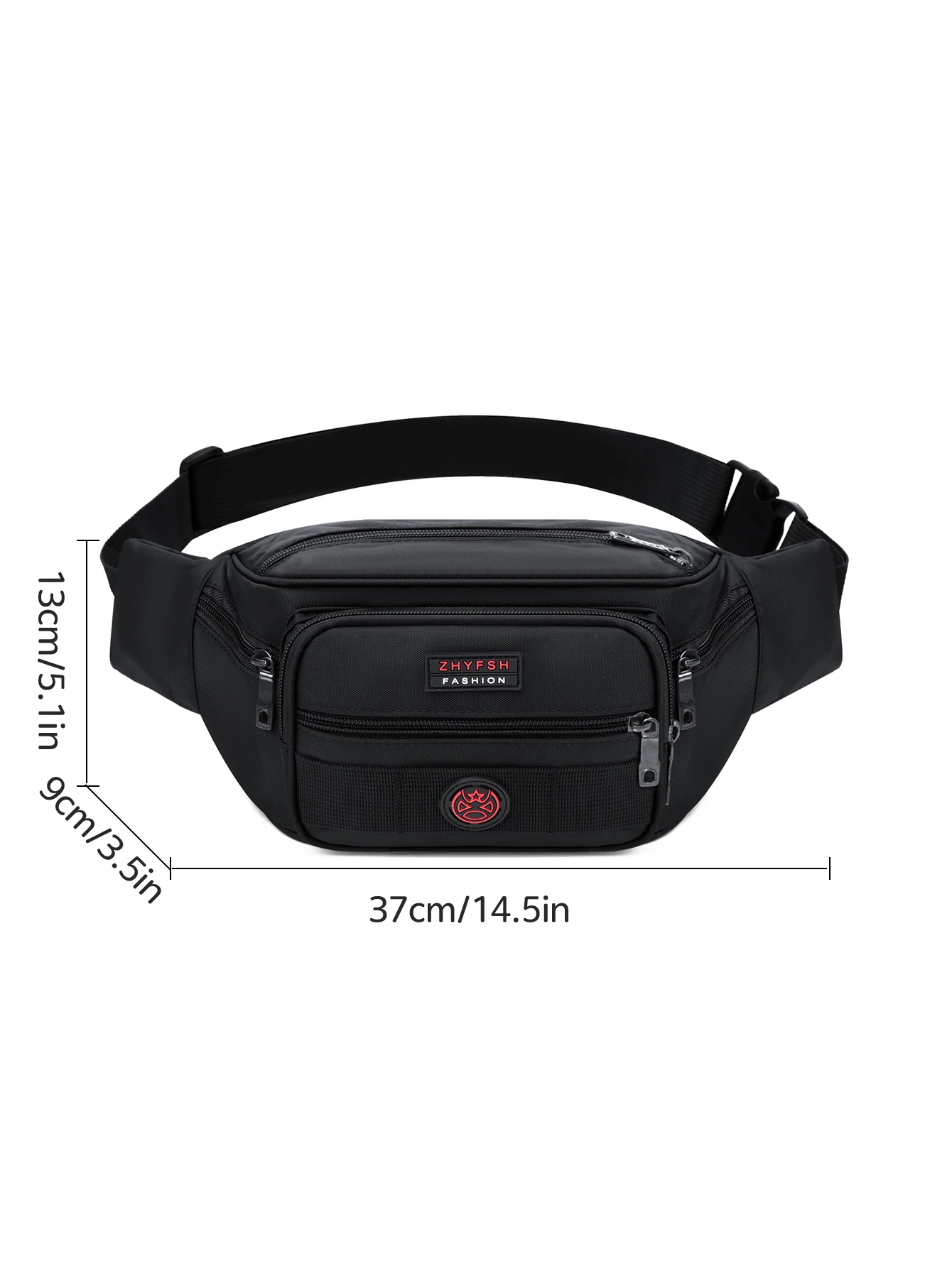 Unisex Multifunktionale Hüfttasche Große Kapazität Wasserdicht Oxford Business Pack Trendige Umhängetasche Brusttasche für Reisen Arbeit – Detail 1
