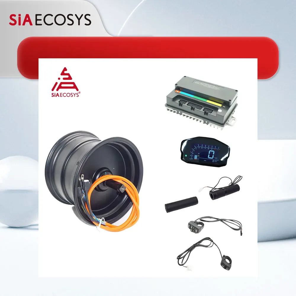 

QS Motor 10x7.0inch 212 2000W Hub motor BLDC Brushless Electric Car Hub Motorb kits