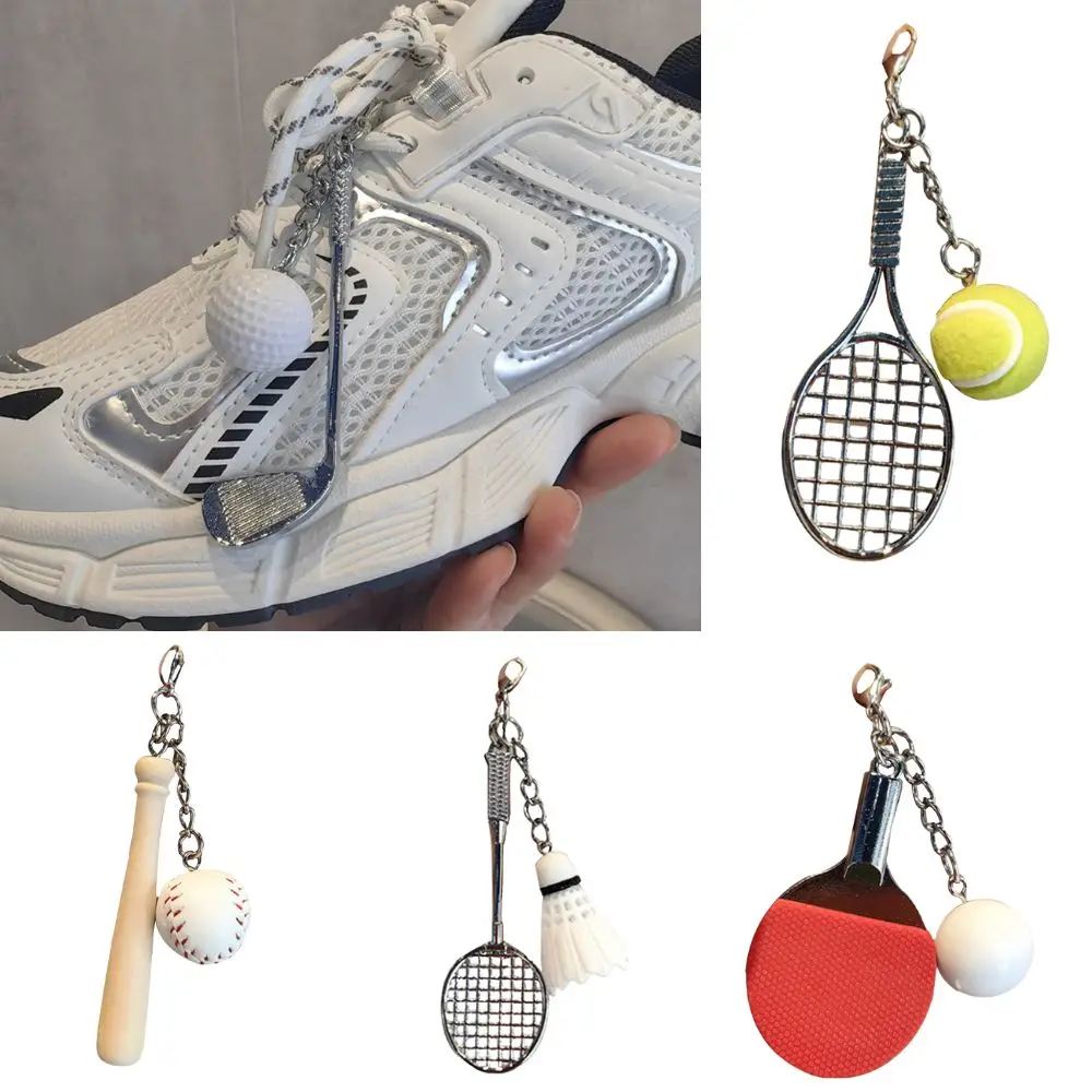 1PC Handmade Shoes Clip Tennis Baseball Charm Shoe Buckle Decoration Bag Pendant Shoe Decorating Sneaker Charms Shoelace Clip