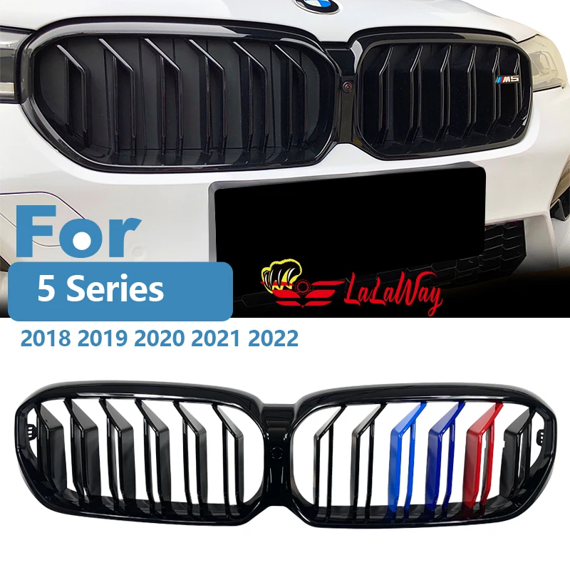 

For BMW 5 Series 525li 530 M5 2018 2019 2020 2021 2022 ,Honeycomb Mesh Fog Light Open Vent Grille Intake Cover Grill Parts