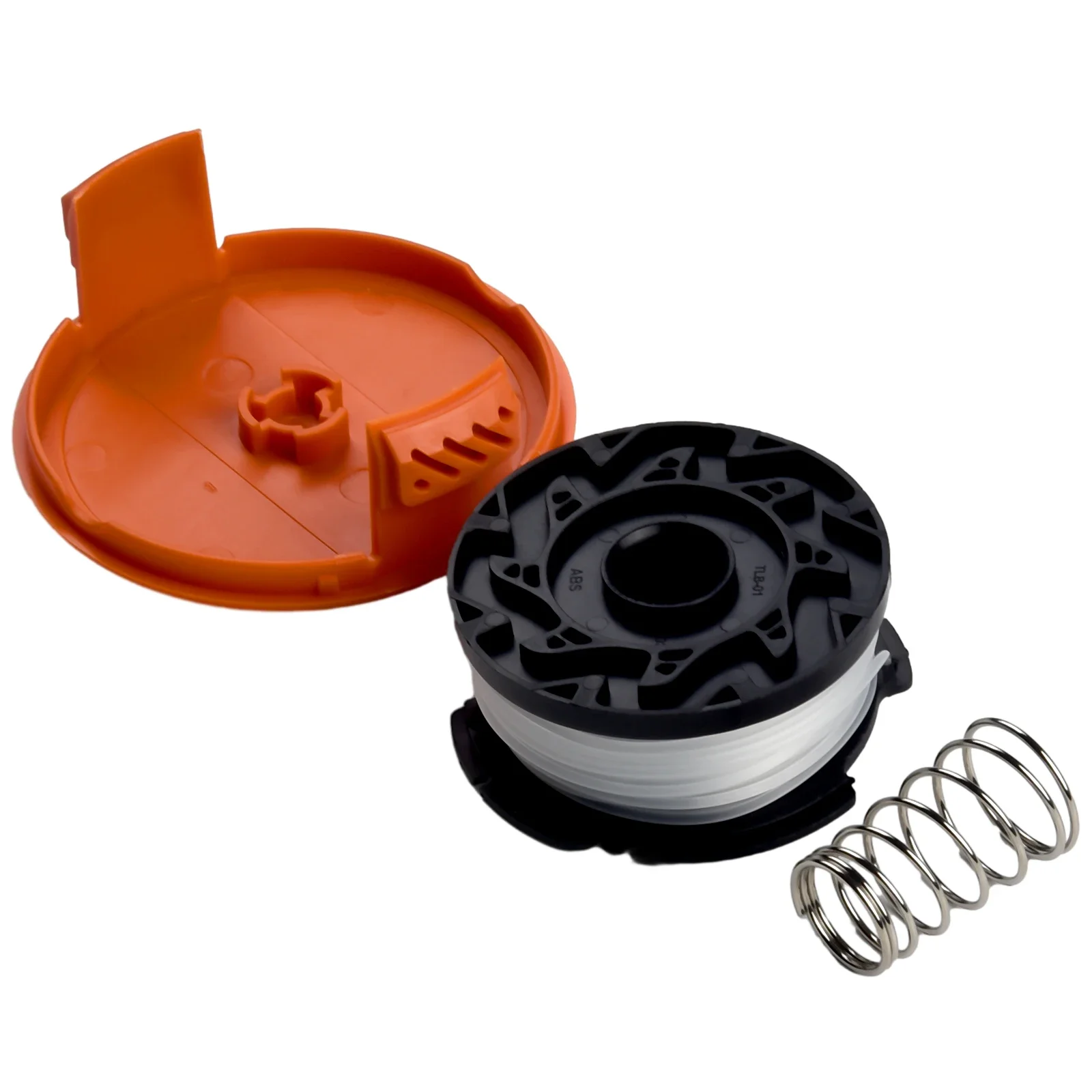 Trimmer Spool 3 Pack & Cap & Spring Replacement For Black Decker Cap Spring For Cordless Grass Trimmer Blade Cutter Lawn Mower