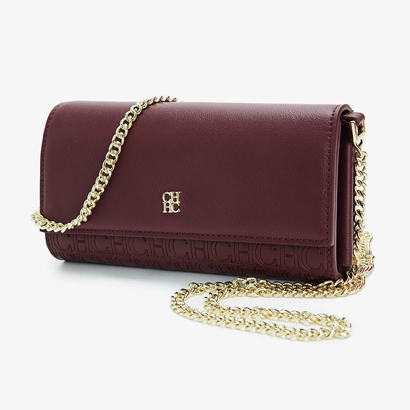 

CH Brand Ladies Shoulder Bag High Quality Fashion Pure Colour Ladies Senior Sense Shoulder Bag Letter Print Design Temperament