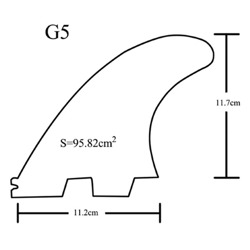 

Ласты для серфинга Lo-ok G5, трехсекционный аксессуар для доски для серфинга, сотовый руль для основания доски для серфинга FCS2, синий