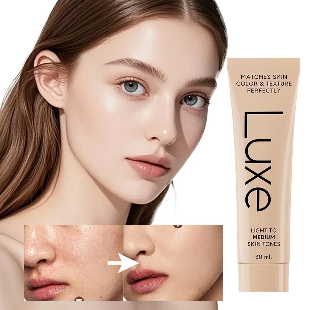 LUXE Magic Color Changing Foundation,30ml Original Makeup,Lasting Hydrating Tinted sunscreen Foundation,Full Coverage Foundation