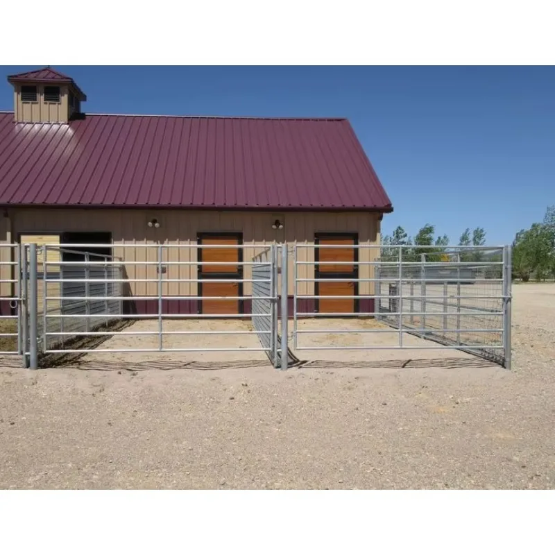 

Металлические панели для ограждений для лошадей с возможностью индивидуальной настройки цвета — подчеркните стиль вашей фермы