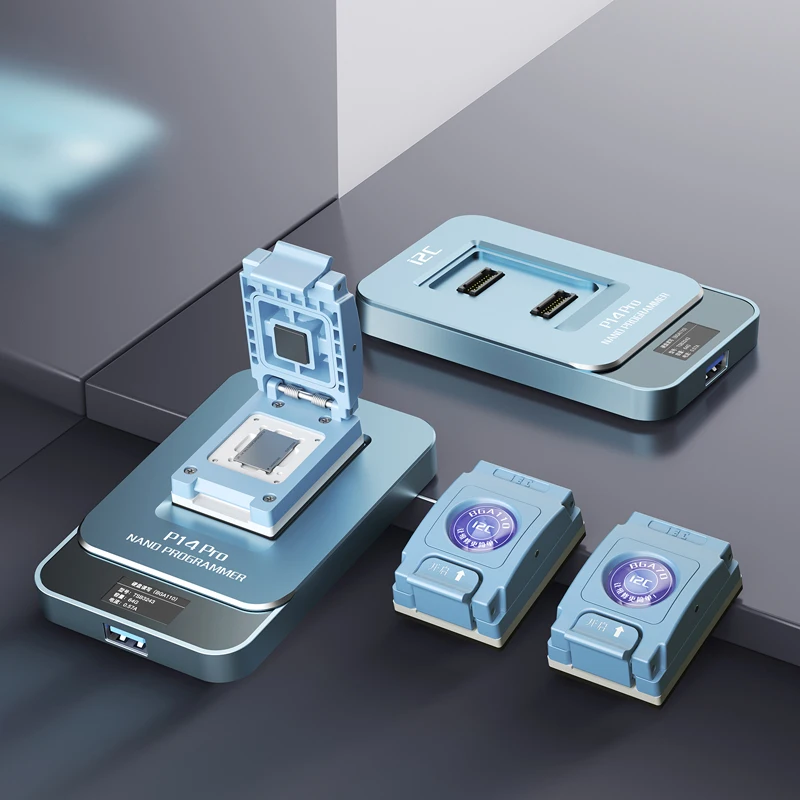 i2C P14pro NAND Programmer No Disassembly Required Hard Disk DFU Read Write SN for Phone Pad Purple Screen Wifi Repair