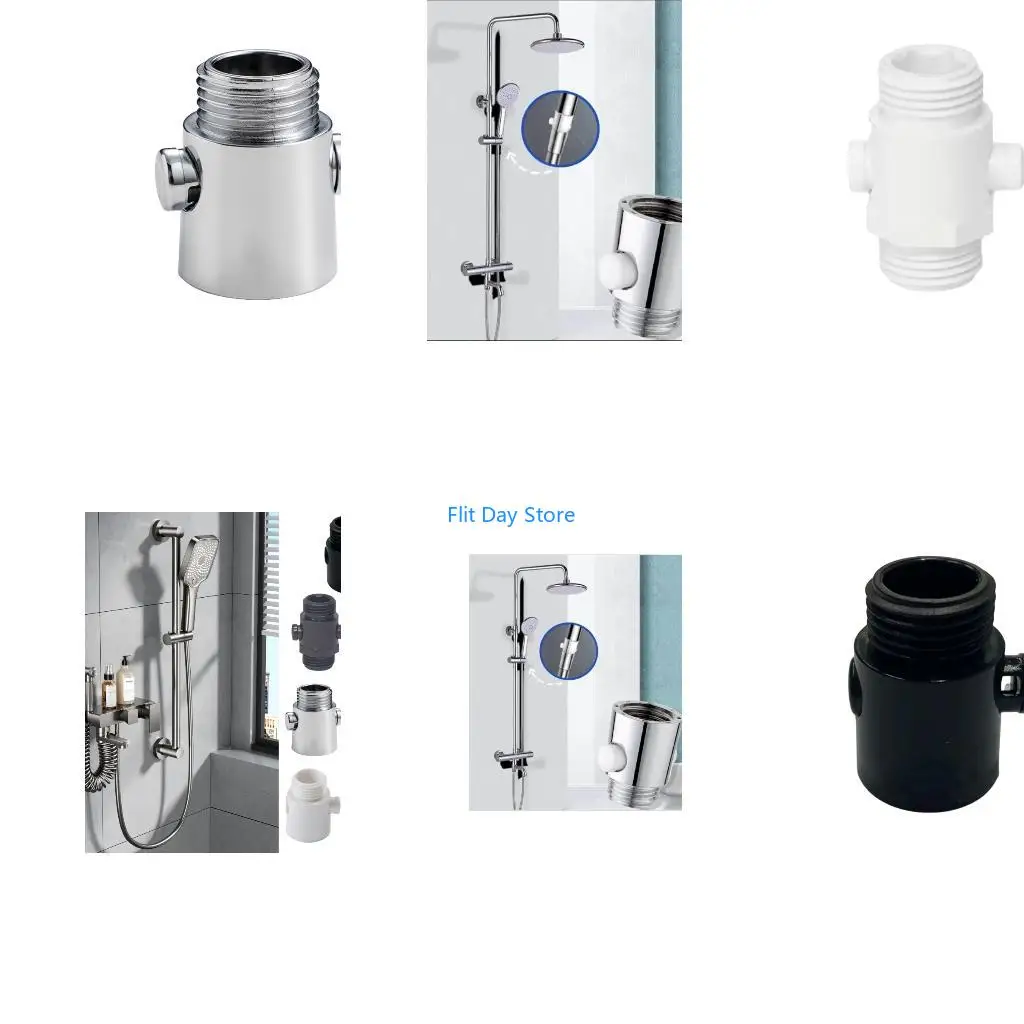 F92C Handheld Shower Switches Shower Stops Valves Shower Switches Handheld Shower Head Hose Attachment Bathroom Accessories