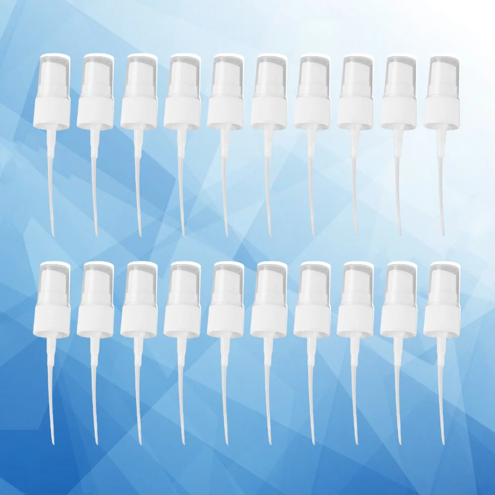 

20pcs Replacement 24Mm Fine Mist Pump Top For Travel Bottles Essential Oil Spray Tops Spray Cap Replacement
