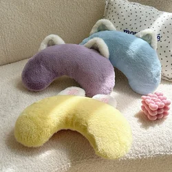 Cute Animal Plush Pet Pillow Cats and Dogs Sleep Together U-shaped Pillow Neck Protection Pillow Pet Supplies Dog Accessories